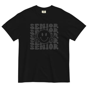 Senior Smile Black Trim Unisex t-shirt