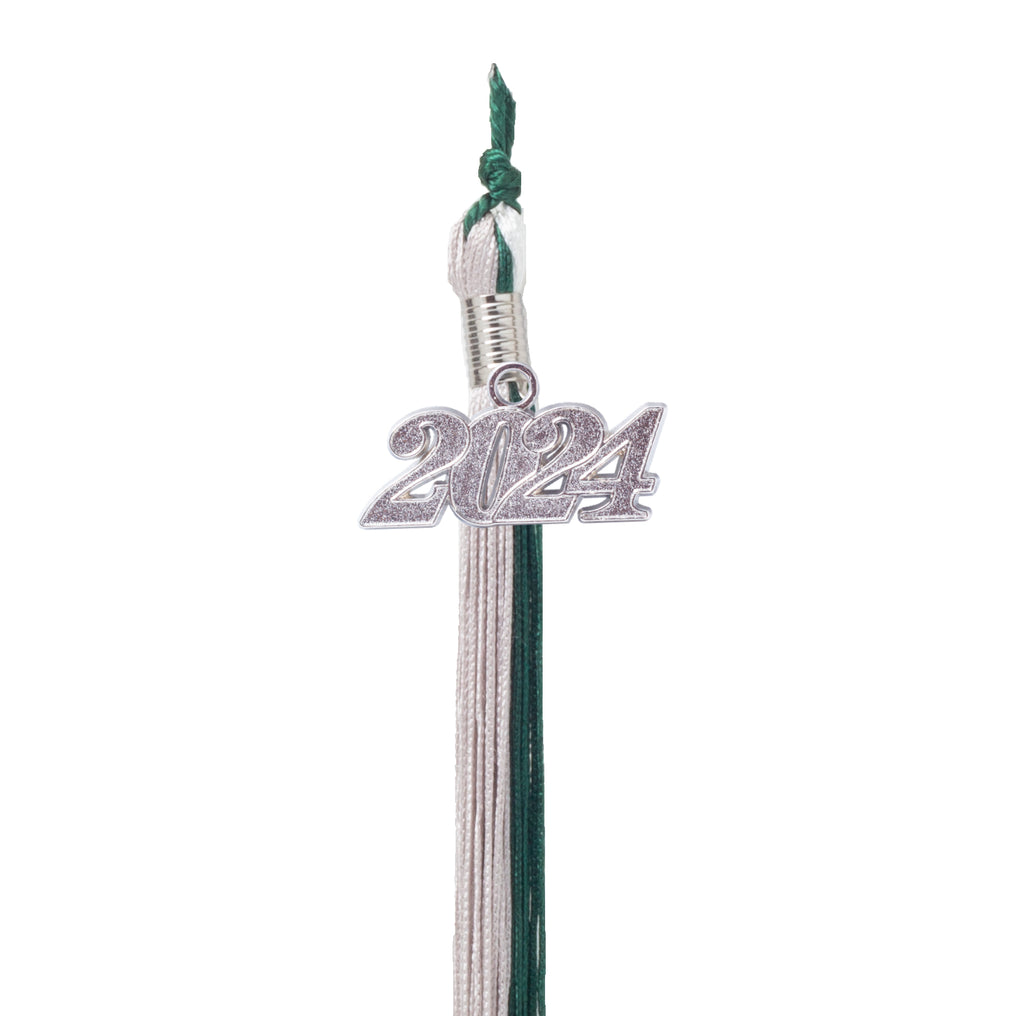 Grads4Good 2023 2024 Graduation Tassel with Year Signet Charm, 9-inch (2024  Signet, Emerald Green/White)
