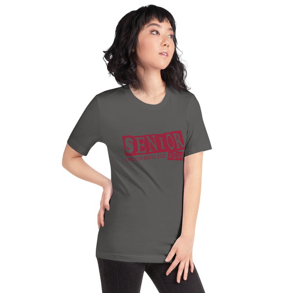 Lincoln North Star 24 Unisex t-shirt-Burgundy print
