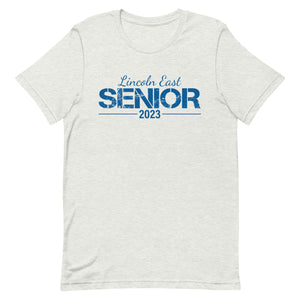 Lincoln East Senior 23 Blue Script Unisex t-shirt