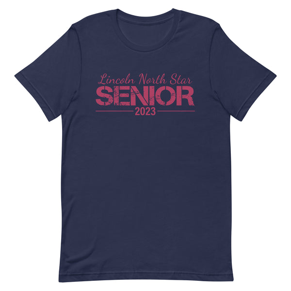 Lincoln Northstar Senior 23 Unisex t-shirt-maroon