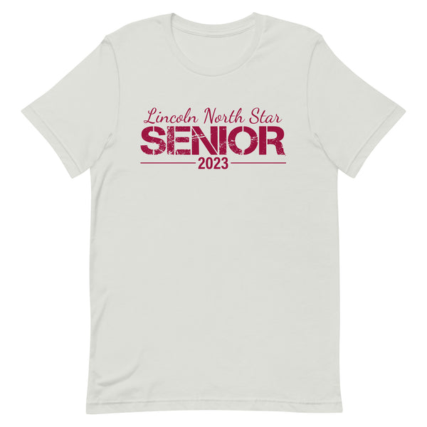 Lincoln Northstar Senior 23 Unisex t-shirt-maroon