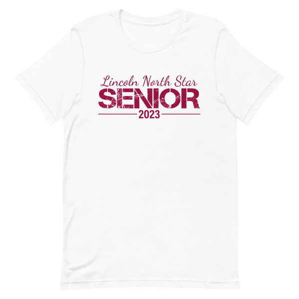 Lincoln Northstar Senior 23 Unisex t-shirt-maroon
